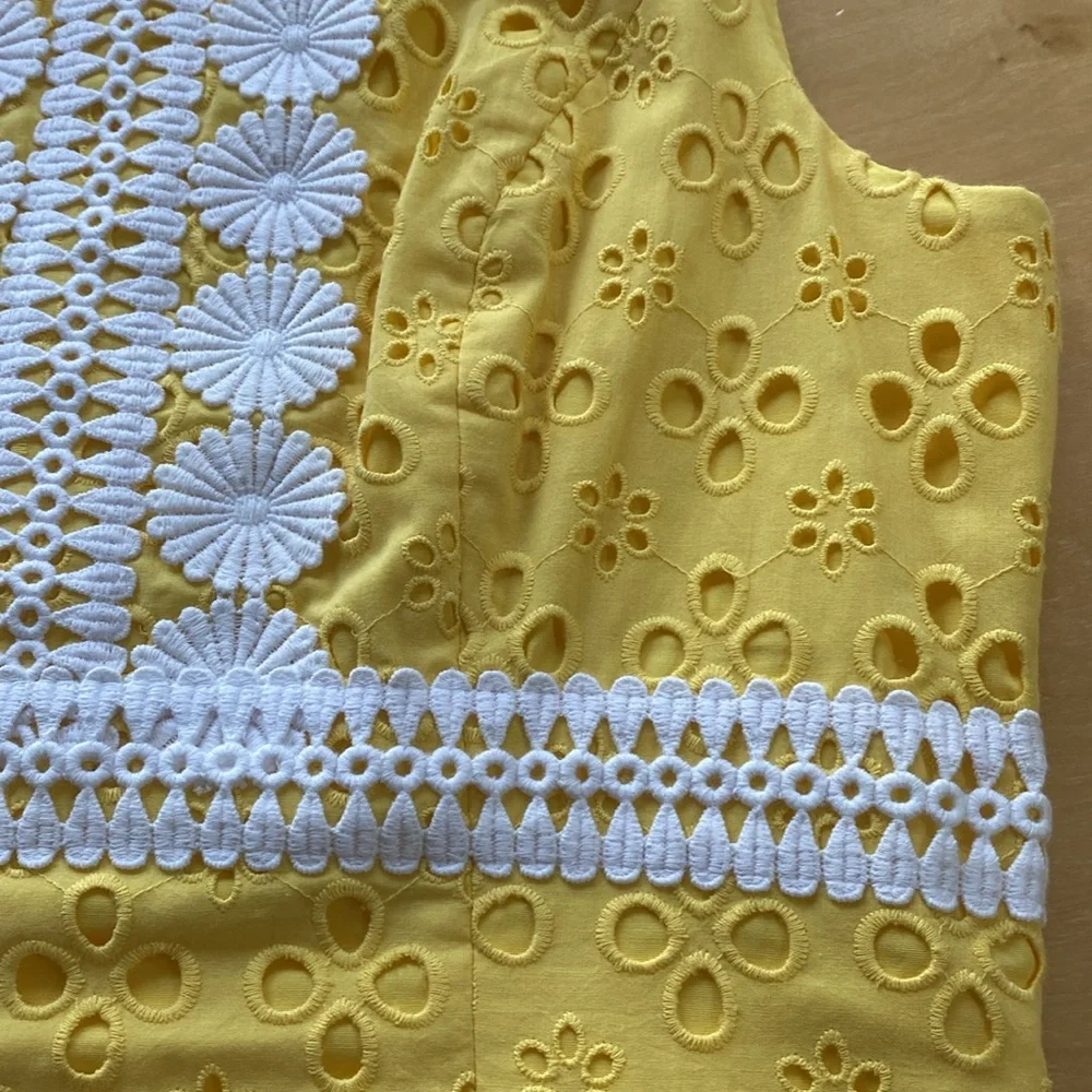 Lilly Pulitzer Yellow Eyelet Dress - Picture 4 of 6